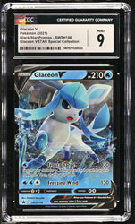 Glaceon V #SWSH196 2021 Black Star Promos CGC 9