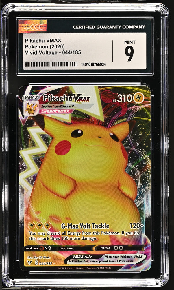 Pikachu VMAX #044/185 2020 Vivid Voltage CGC 9