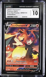 Lance's Charizard V #SWSH133 2021 Black Star Promos CGC 10