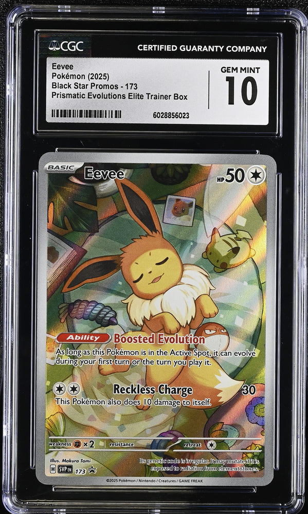 Eevee #173 2025 Black Star Promos CGC 10 e