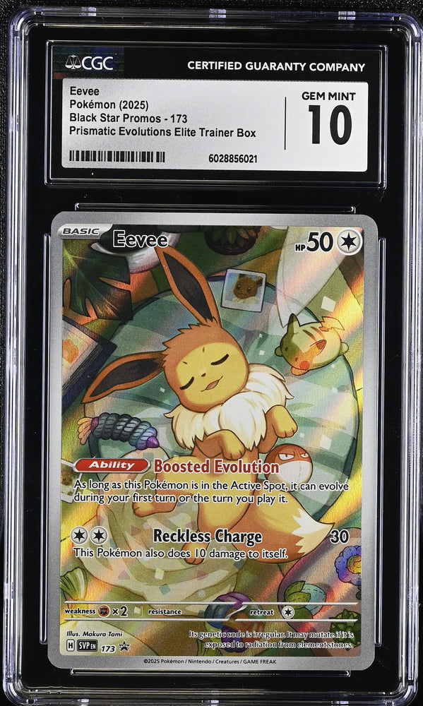 Eevee #173 2025 Black Star Promos CGC 10 i