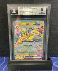 Jolteon ex STAMP #030 2025 Pokemon Scarlet and Violet Promos BGS 9.0