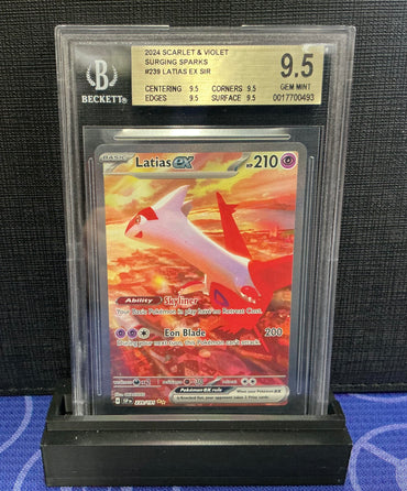 Latias ex SIR #239 2024 Pokemon Scarlet and Violet Surging Sparks BGS 9.5