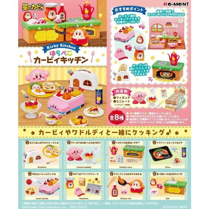 Re-Ment: Kirby of the Stars - Hungry Kirby Kitchen Blind Box