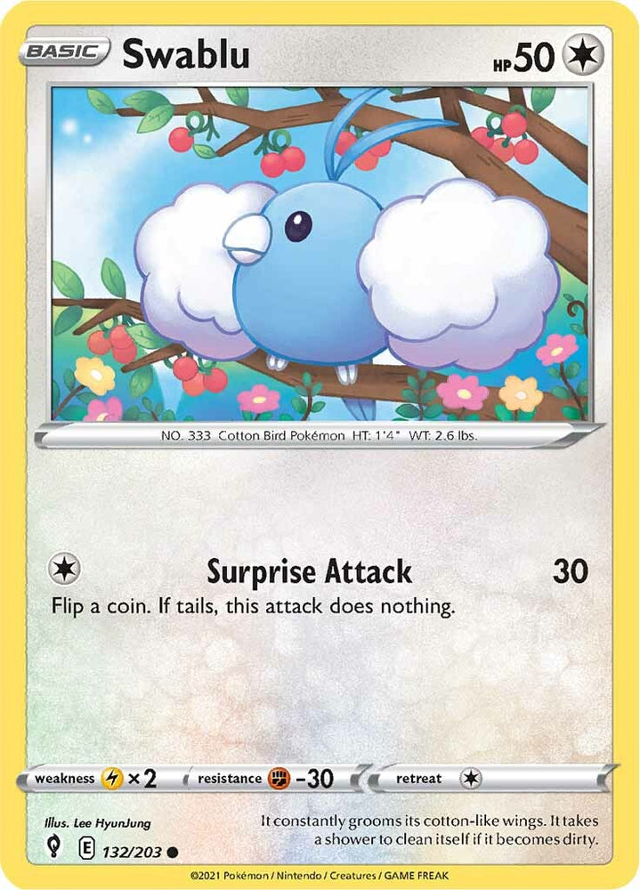 Swablu (132/203) [Sword & Shield: Evolving Skies]