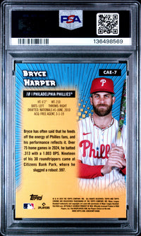 Bryce Harper #CAE7 2025 Topps Chrome All Etch PSA 10