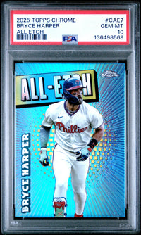 Bryce Harper #CAE7 2025 Topps Chrome All Etch PSA 10