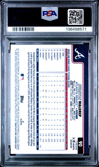 Hurston Waldrep #90 2025 Topps Chrome PSA 10