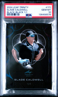 Slade Caldwell #171 2024 Leaf Trinity PSA 10