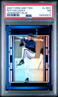 Roy Halladay #L-RHY 2025 Panini Three And Two Legendary PSA 7
