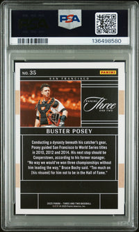 Buster Posey #35 2025 Panini Three And Two PSA 10