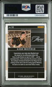 Kash Mayfield #32 2025 Panini Three And Two PSA 9
