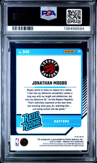 Jonathan Mogbo #349 2024 Panini Donruss Optic PSA 10