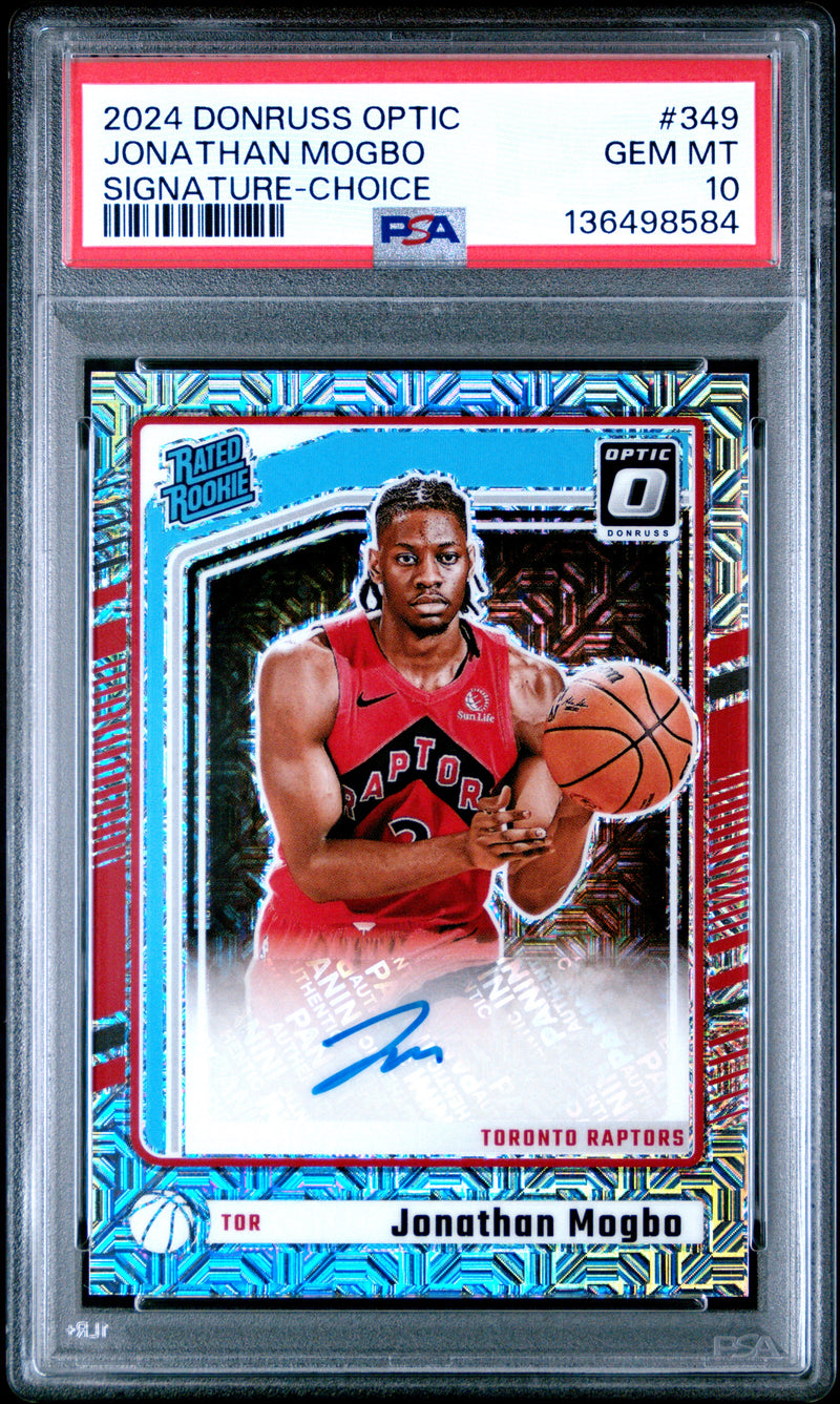 Jonathan Mogbo #349 2024 Panini Donruss Optic PSA 10