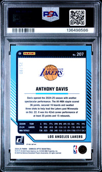 Anthony Davis #207 2024 Panini Donruss Optic PSA 10