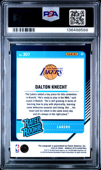 Dalton Knecht #307 2024 Panini Donruss Optic PSA 10
