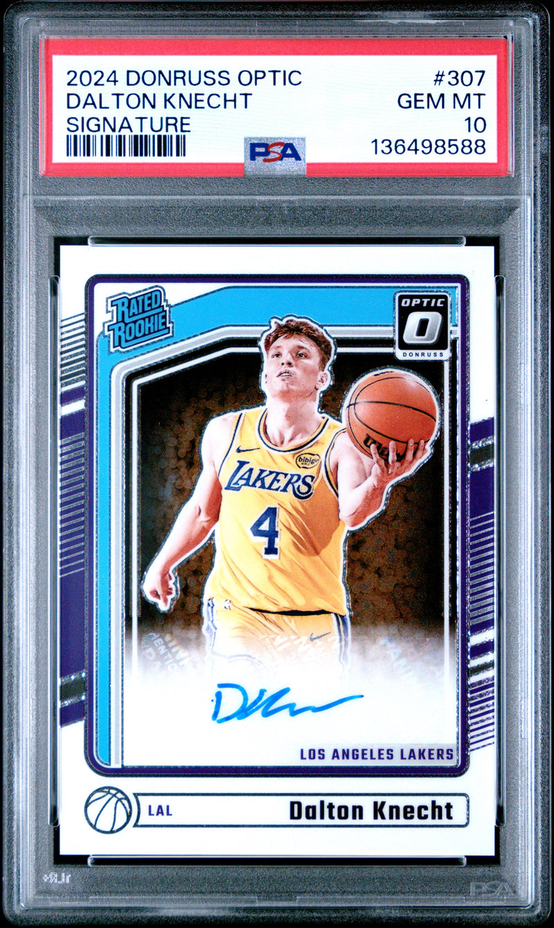Dalton Knecht #307 2024 Panini Donruss Optic PSA 10