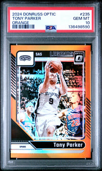 Tony Parker #235 2024 Panini Donruss Optic PSA 10