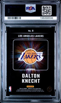 Dalton Knecht #8 2024 Panini Donruss Optic Lights Out PSA 9