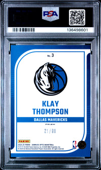 Klay Thompson #3 2024 Panini Donruss Optic Elite Dominators PSA 6
