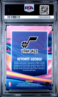Keyonte George #15 2023 Panini Hoops Premium Stock Anti Gravity PSA 10