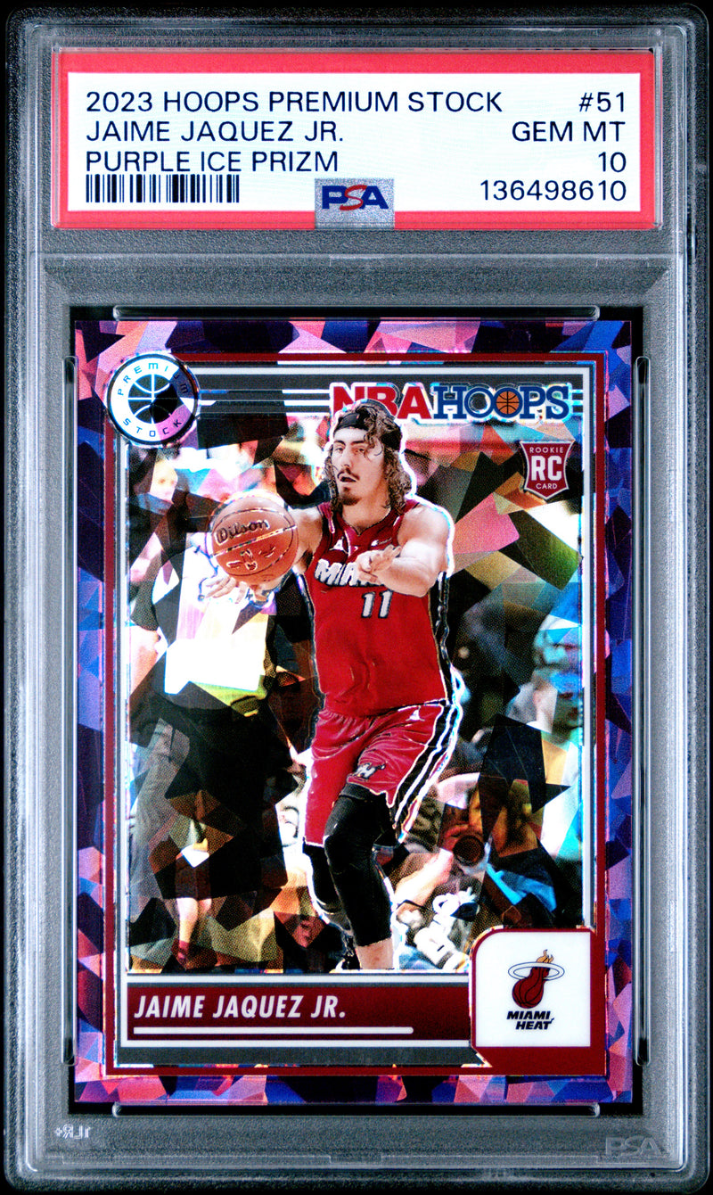Jaime Jaquez Jr. #51 2023 Panini Hoops Premium Stock PSA 10