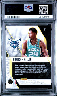 Brandon Miller #8 2023 Panini Phoenix Fade To Black PSA 10