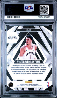 Victor Wembanyama #13 2023 Panini Phoenix Paragon PSA 10