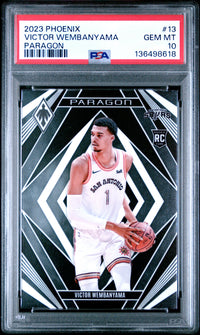 Victor Wembanyama #13 2023 Panini Phoenix Paragon PSA 10