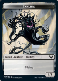 Spirit // Inkling Double-Sided Token [Strixhaven: School of Mages Tokens]
