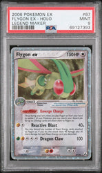 Flygon Ex-Holo #87 2006 Pokemon Ex Legend Maker PSA 9
