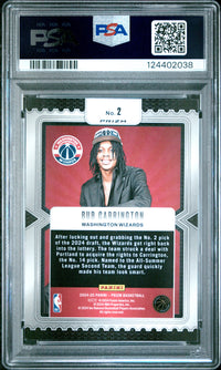 Bub Carrington #2 2024 Panini Prizm Luck Of The Lottery PSA 9
