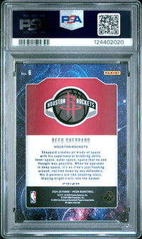 Reed Sheppard #6 2024 Panini Prizm Deep Space PSA 8