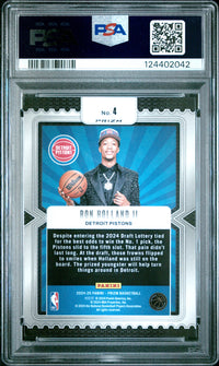Ron Holland Ii #4 2024 Panini Prizm Luck Of The Lottery PSA 9
