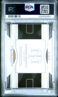 Jackson Merrill #GSQJM 2024 Panini National Treasures Swatches Quad PSA 9