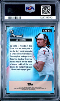 Cj Stroud #CAECS 2024 Topps Chrome Chrome All-Etch PSA 10