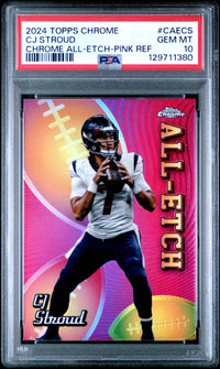 Cj Stroud #CAECS 2024 Topps Chrome Chrome All-Etch PSA 10