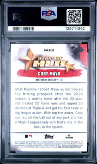 Coby Mayo #SMLB35 2025 Topps Stars Of Mlb PSA 10