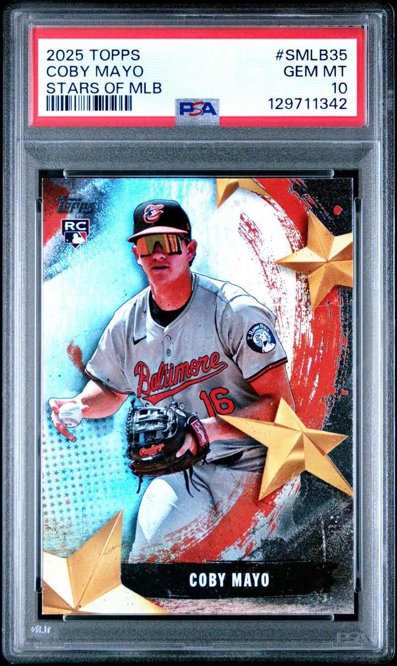 Coby Mayo #SMLB35 2025 Topps Stars Of Mlb PSA 10