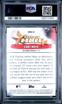 Coby Mayo #SMLB35 2025 Topps Stars Of Mlb PSA 9