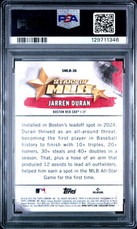 Jarren Duran #SMLB36 2025 Topps Stars Of Mlb PSA 9
