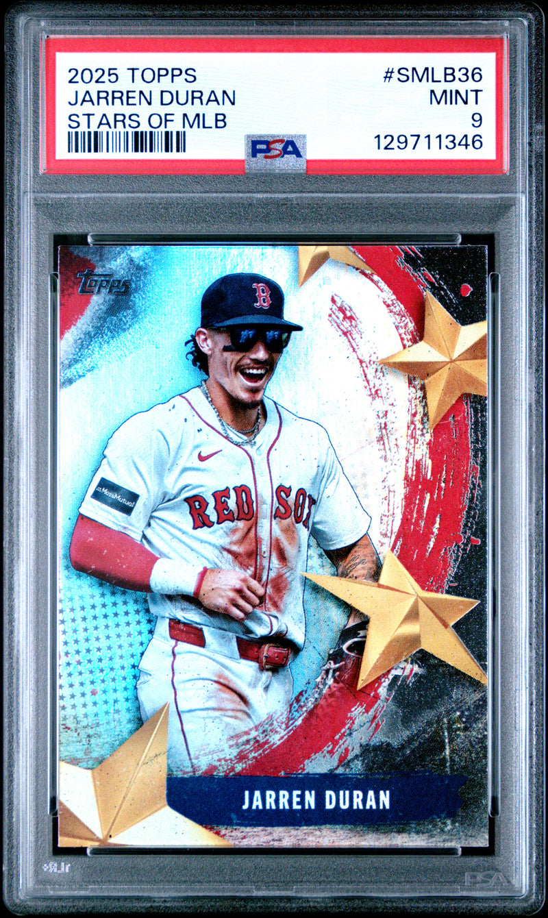 Jarren Duran #SMLB36 2025 Topps Stars Of Mlb PSA 9