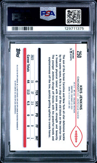 Kris Jenkins #250 2024 Topps Chrome PSA 10