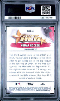 Kumar Rocker #SMLB54 2025 Topps Stars Of Mlb PSA 9