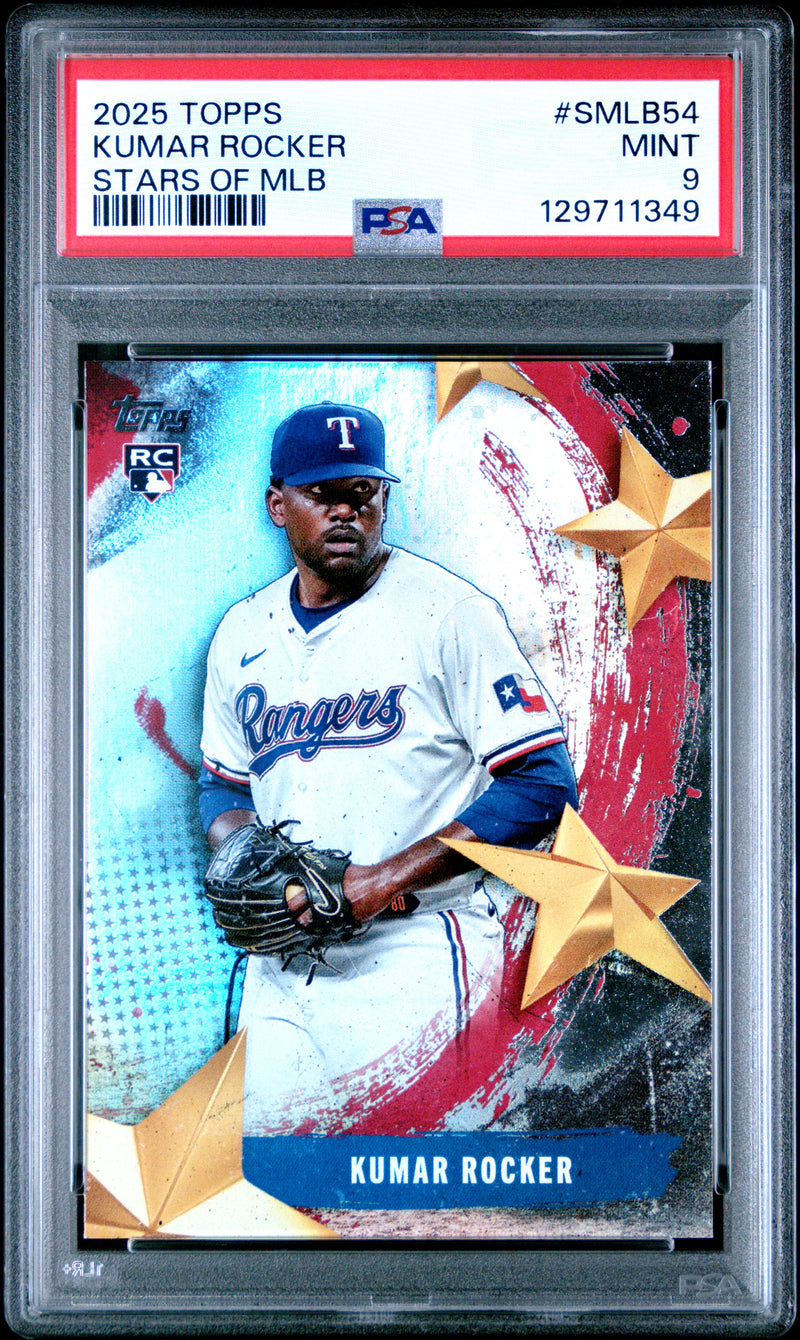 Kumar Rocker #SMLB54 2025 Topps Stars Of Mlb PSA 9