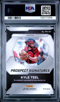 Kyle Teel #PSKT 2024 Panini Prizm Prospect Signatures PSA 10