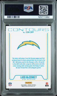 Ladd Mcconkey #CONLMY 2024 Panini Phoenix Contours PSA 8