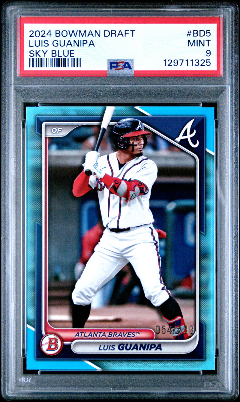 Luis Guanipa #BD5 2024 Bowman Draft PSA 9
