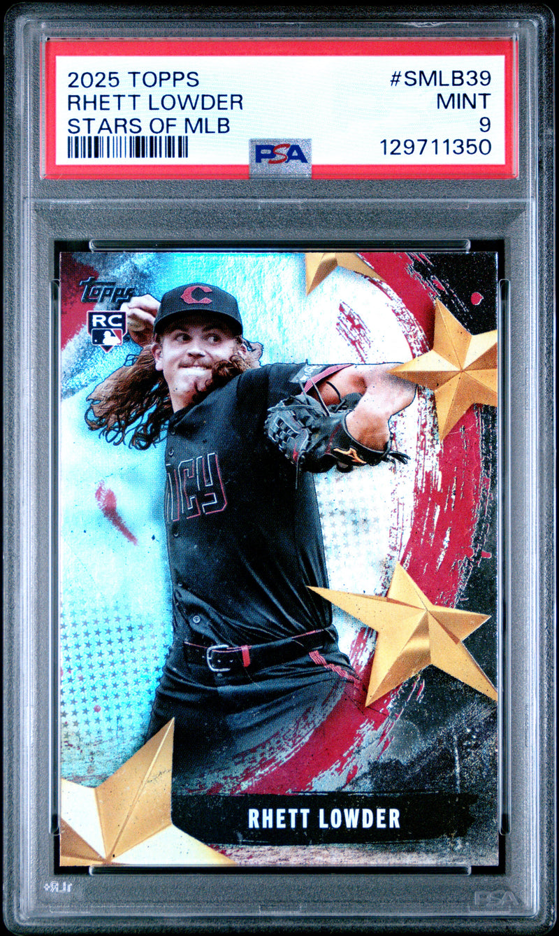 Rhett Lowder #SMLB39 2025 Topps Stars Of Mlb PSA 9