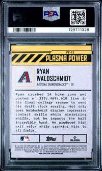 Ryan Waldschmidt #PP13 2024 Bowman Draft Plasma Power PSA 10